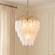 Boa 5 Light 16 inch Warm Brass Chandelier Ceiling Light