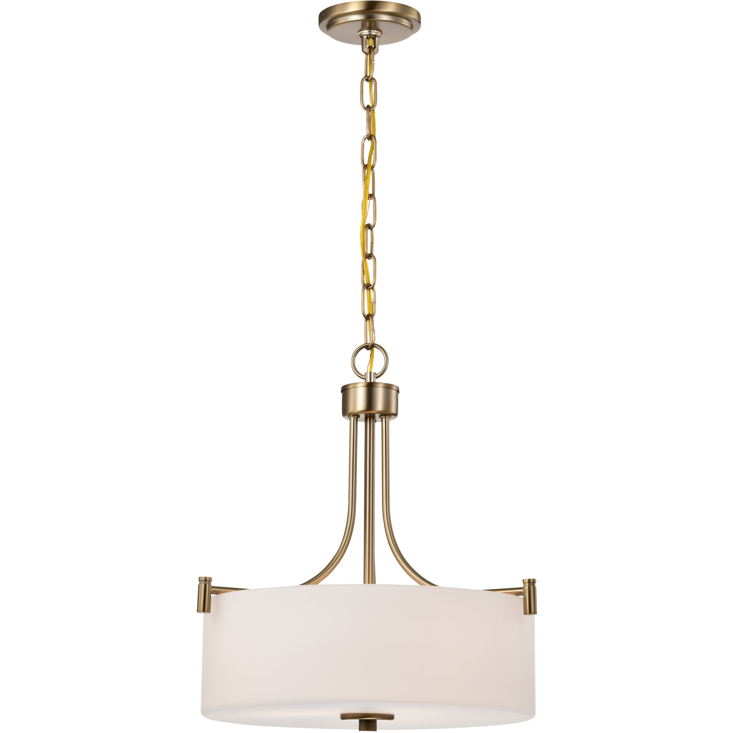 Liam 15.88 inch Burnished Brass Pendant Ceiling Light
