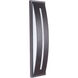 Luna LED 17 inch Midnight Outdoor Wall Mount, Small with Integrated LED