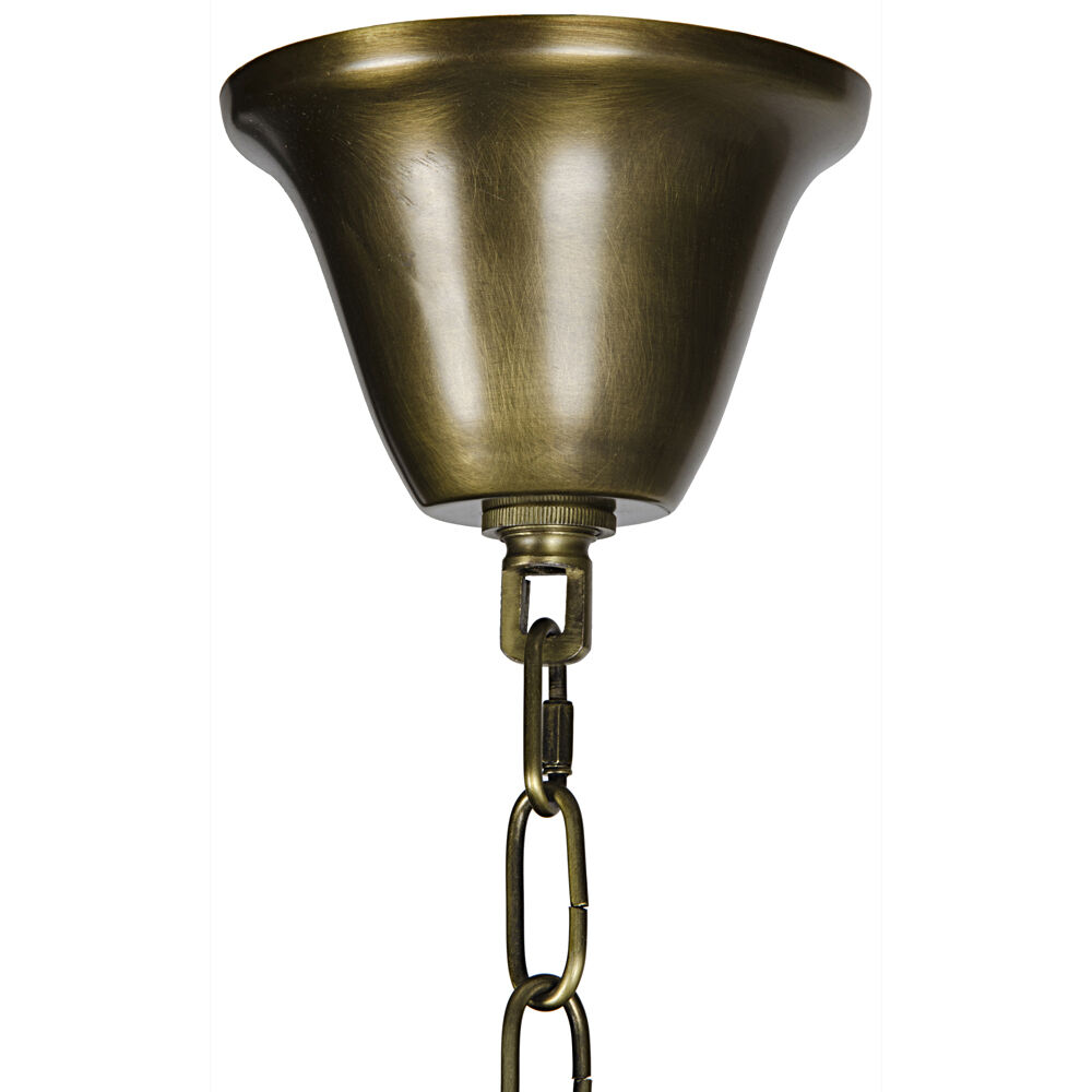 Snow Flake 12 Light 22 inch Antique Brass Chandelier Ceiling Light