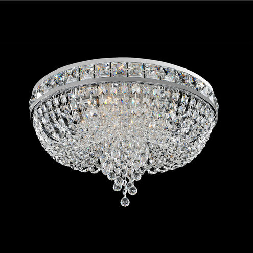 Cascata 6 Light 24 inch Chrome Flush Mount Ceiling Light