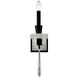 Signature Amadeus 1 Light 6.25 inch Matte Black Wall Sconce Wall Light, Schonbek Signature