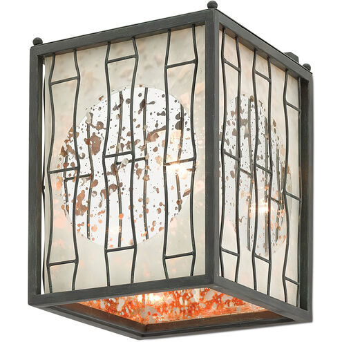 Tsukiyo 1 Light 8 inch Antique Green & Rust/Raj Mirror Wall Sconce Wall Light