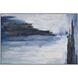 Sky Swell Navy with Off White and Silver Framed Wall Art