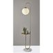 Terra 61.25 inch 40.00 watt Antique Brass Shelf Floor Lamp Portable Light