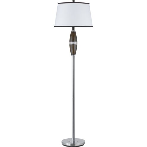 Hotel 61 inch 100 watt Chrome Floor Lamp Portable Light