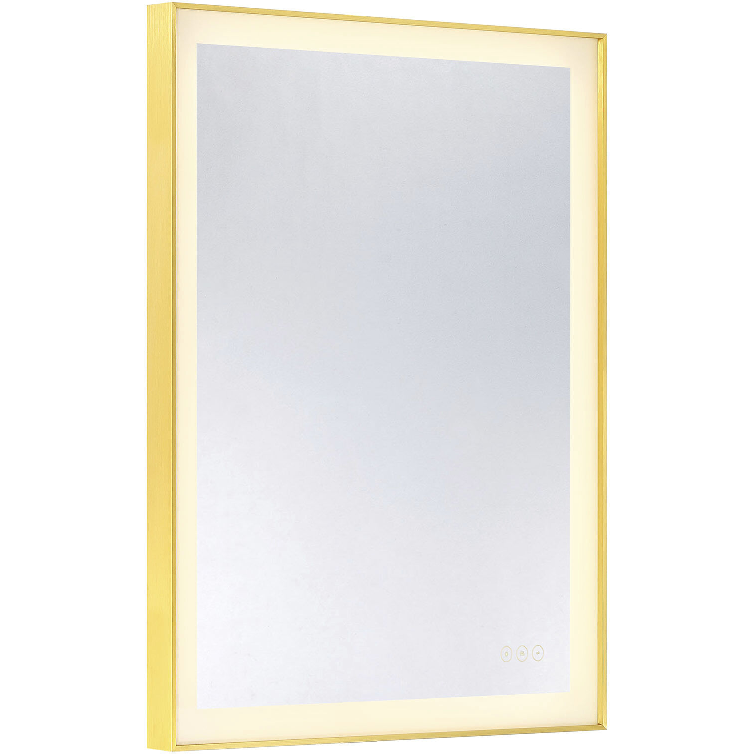 Paulding 32 X 24 inch Gold Mirror, Frontlit