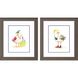 Animals Collection Rustic Wood Grain Framed Art