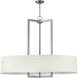 Hampton 9 Light 40 inch Antique Nickel Indoor Chandelier Ceiling Light