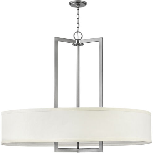 Hampton 9 Light 40 inch Antique Nickel Indoor Chandelier Ceiling Light