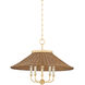 Kensington 5 Light 27.5 inch Aged Brass Chandelier Ceiling Light