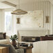 Maya 4 Light 31 inch Matte Brass Pendant Ceiling Light