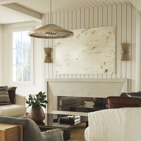 Maya 2 Light 9 inch Matte Brass Sconce Wall Light