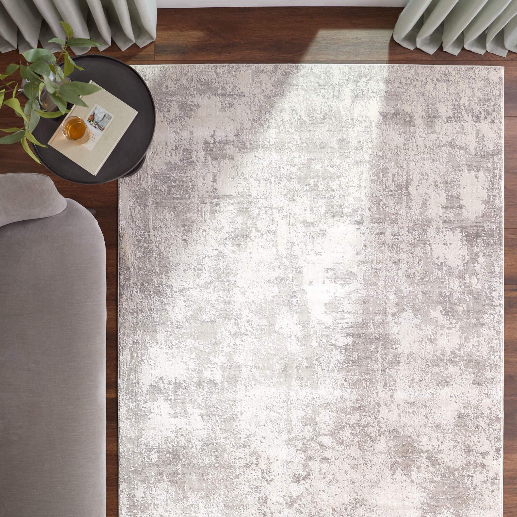 Kemer 94 X 32 inch Mineral Tones Rug in 2 x 8