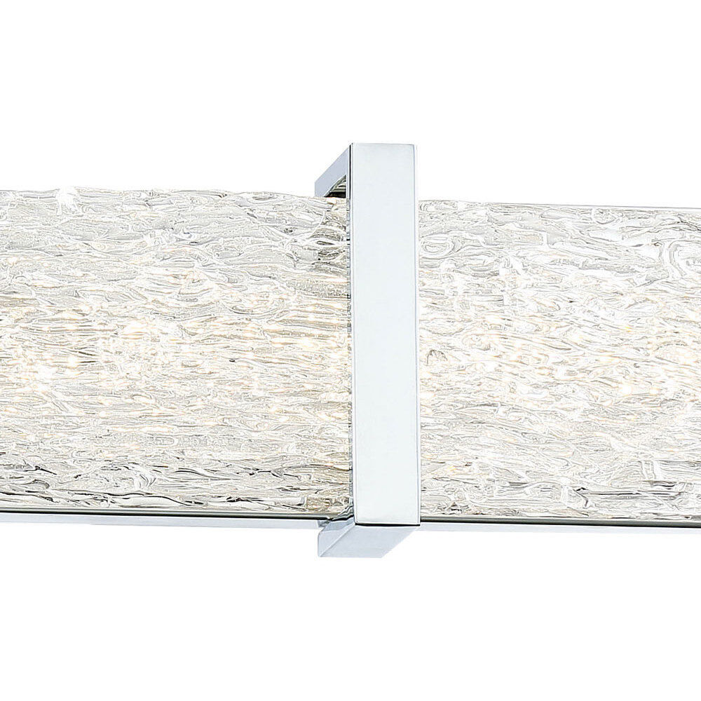 Forest Ice II LED 33 inch Chrome Bath Light Wall Light