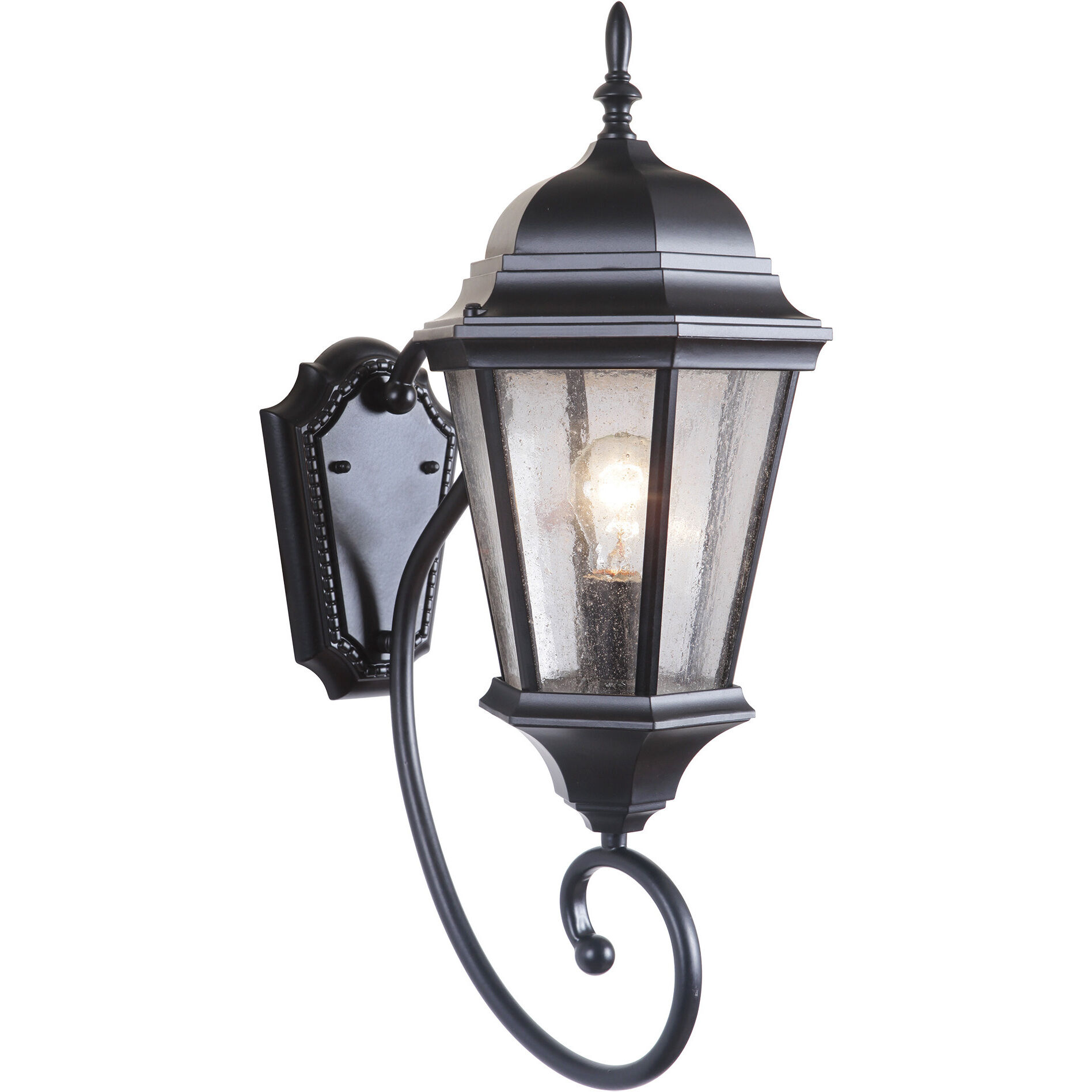 Newberg Outdoor Wall Mount in Midnight, Medium