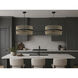 Chimes WiZ LED 33.75 inch Black and Satin Nickel Single Pendant Ceiling Light