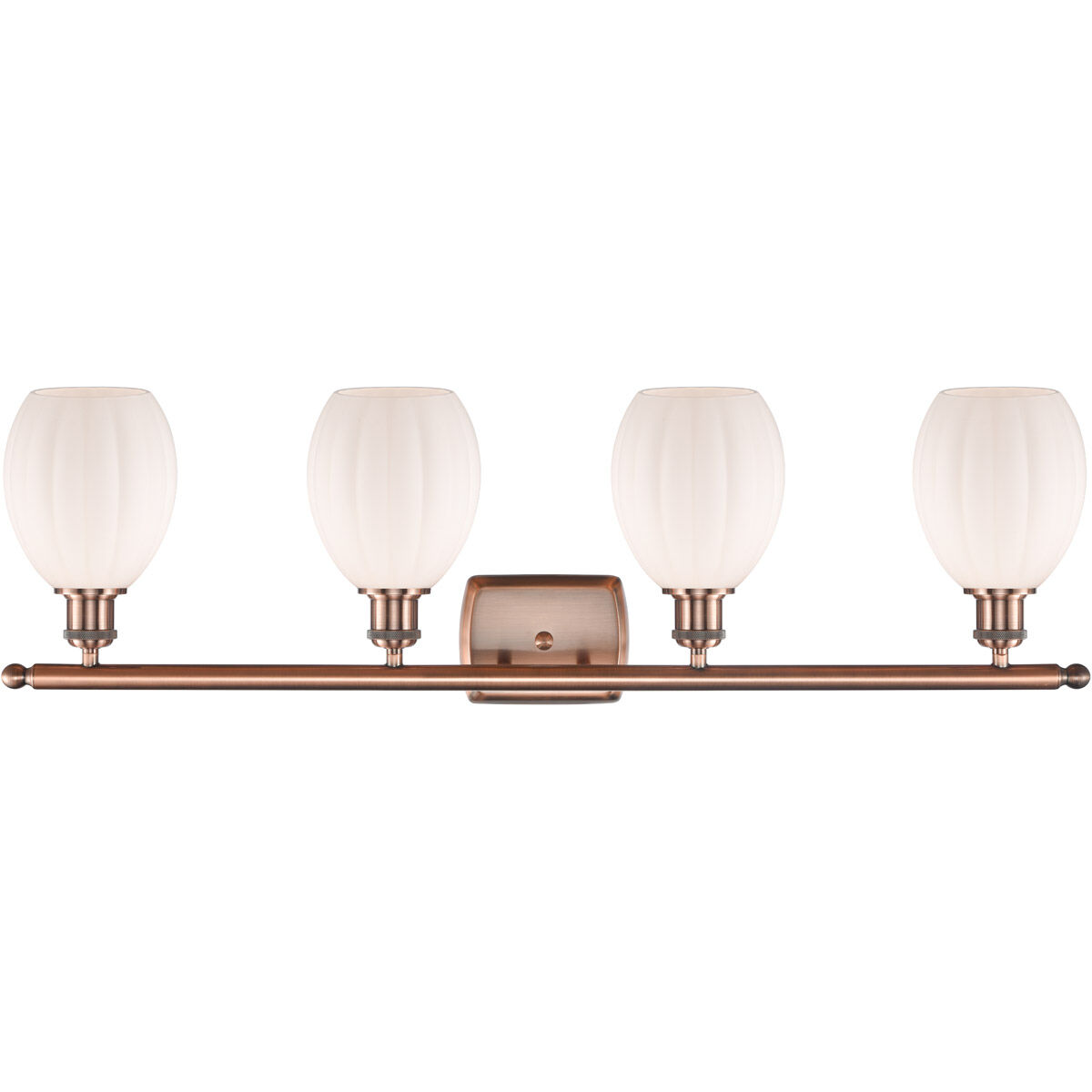 Ballston Eaton LED 36 inch Antique Copper Bath Vanity Light Wall Light, Ballston