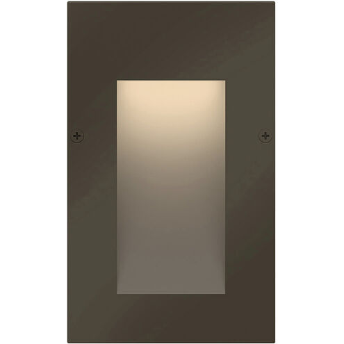 Taper 12v 1.20 watt Bronze Landscape Step Light, Vertical