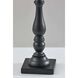 Zeek 27.75 inch 100.00 watt Black Wood Table Lamp Portable Light