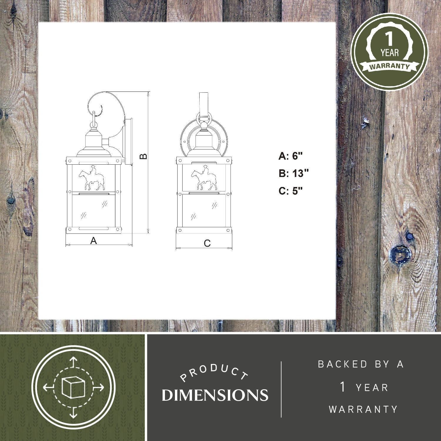 Trail LED 13 inch Burnished Bronze Outdoor Wall