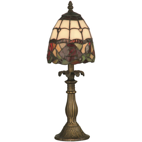 Evelyn 16 inch 60.00 watt Antique Brass Table Lamp Portable Light