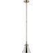 Chapman & Myers Parkington LED 7.25 inch Polished Nickel Pendant Ceiling Light