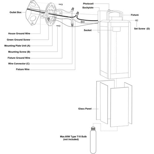 Kinzie LED 16.75 inch Vintage Brass Outdoor Wall