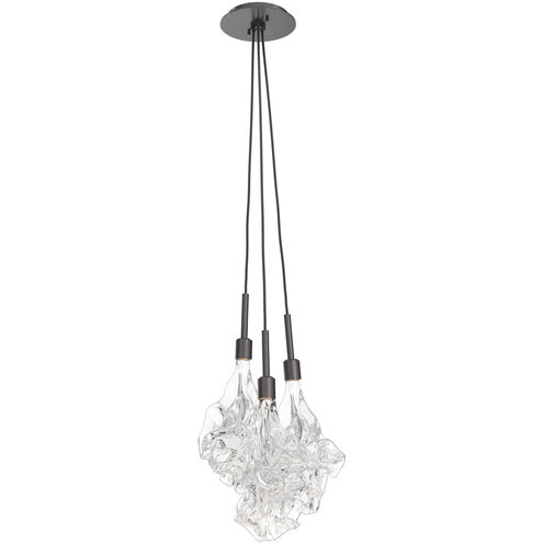 Blossom LED 9.7 inch Graphite Pendant Ceiling Light in 2700K LED, Cluster