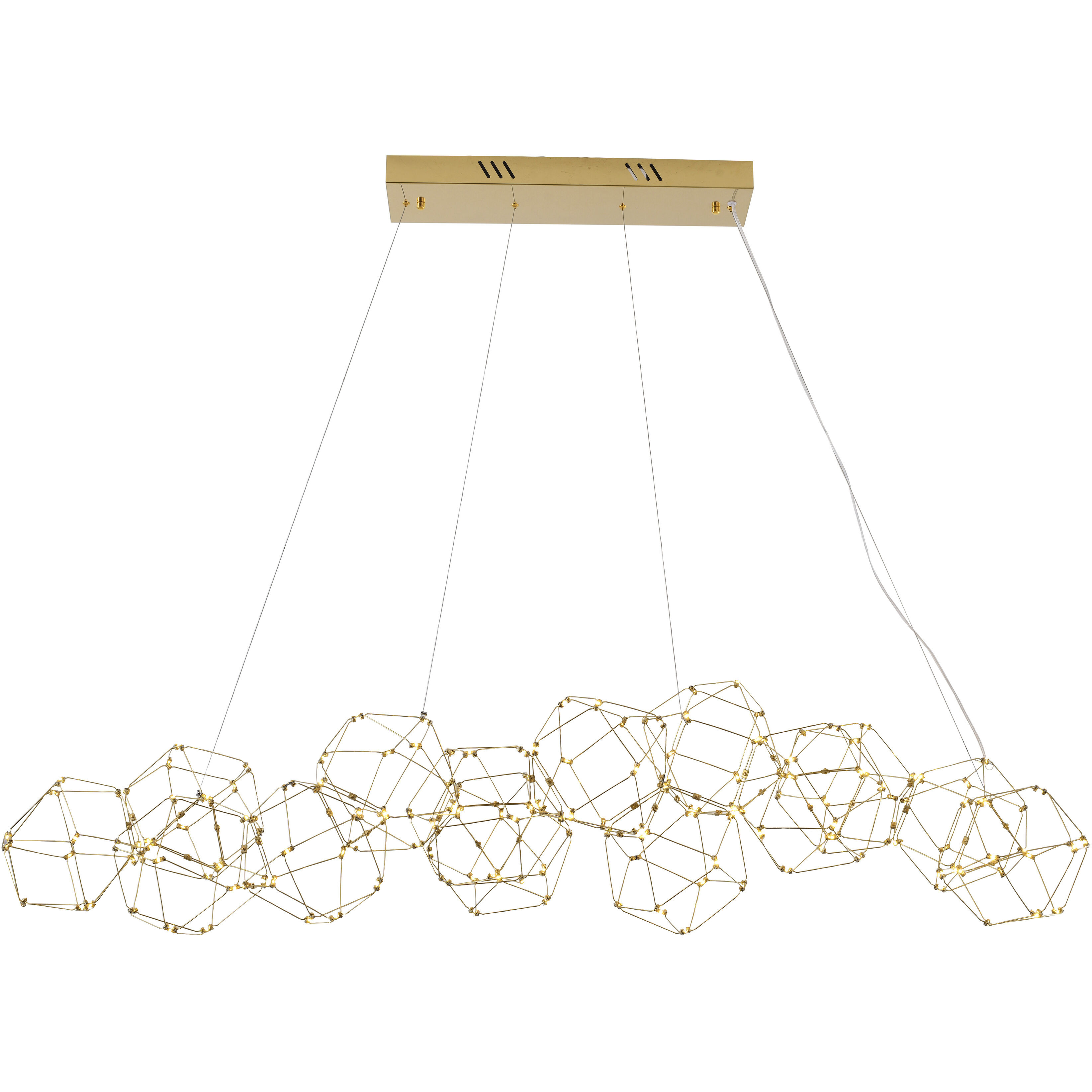 Canada LED 22 inch Gold Chandelier Ceiling Light