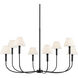 Eadie 8 Light Black Chandelier Foyer Ceiling Light