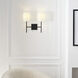 Barbara Barry Key 2 Light 16 inch Midnight Black Sconce Wall Light