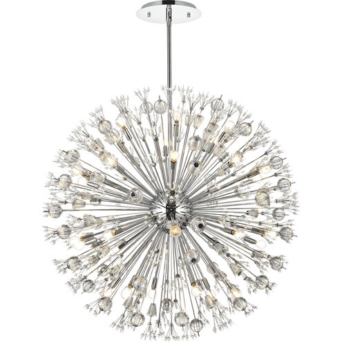 Vera 32 Light 44 inch Chrome Pendant Ceiling Light