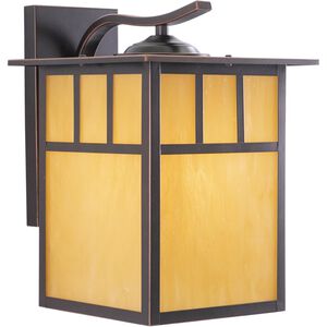 Mission LED 12.5 inch Burnished Bronze Outdoor Wall