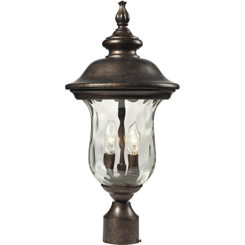 Lafayette 2 Light 21 inch Regal Bronze Outdoor Post Light