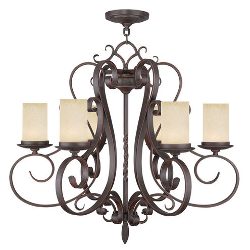 Millburn Manor 6 Light 30 inch Imperial Bronze Chandelier Ceiling Light