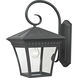 Ridgewood 1 Light 18 inch Matte Textured Black Outdoor Sconce, Large