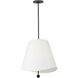 kate spade new york Beauvoir 4 Light 23.88 inch Midnight Black Hanging Shade Ceiling Light