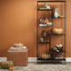 Highland 7.75 X 5.75 inch Decorative Vase in Burnt Umber Ceramic
