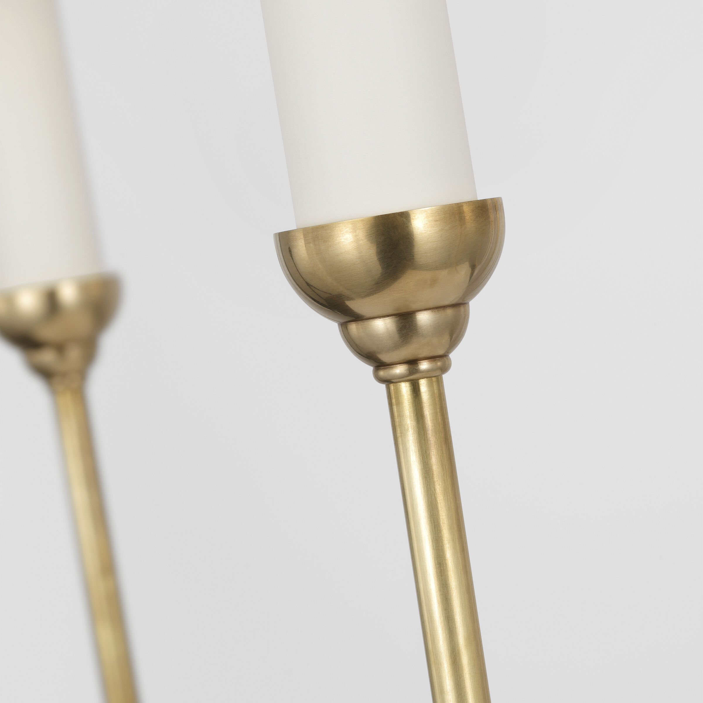 Amber Lewis Ingela LED 36 inch Hand-Rubbed Antique Brass Chandelier Ceiling Light