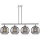 Ballston Rochester 4 Light 50.25 inch Polished Chrome Stem Hung Island Light Ceiling Light