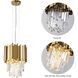 Canada 1 Light 10 inch Gold Single Pendant Lighting Ceiling Light