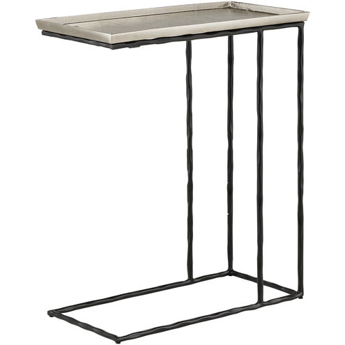 Boyles 24 X 20 inch Nickel/Black C Table