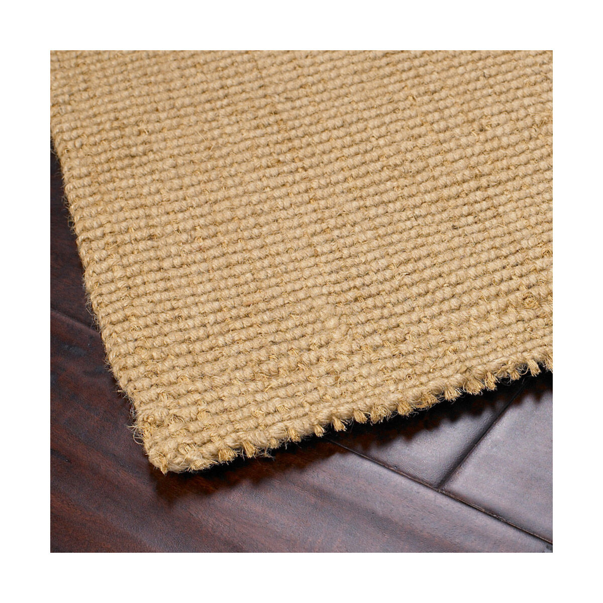 Jute Woven 108 X 72 inch Tan Handmade Rug, Rectangle