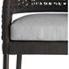Juri 43.5 inch Porpoise and Charcoal Brown with Dark Gray Outdoor Bar Stool
