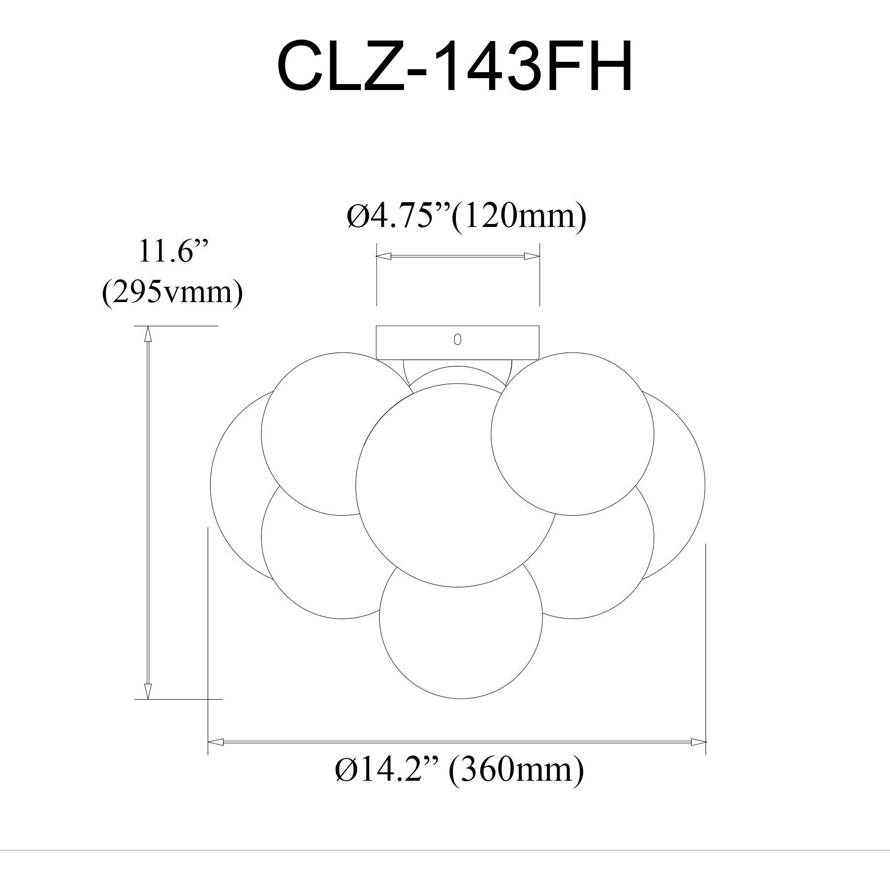 Charlize 3 Light 14.5 inch Polished Chrome Flush Mount Ceiling Light