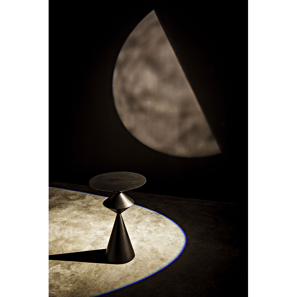 Zasa 26 X 18 inch Matte Black Side Table