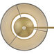 Sonia Wall Mount Wall Light in Light Beige Fabric