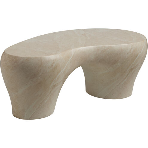 Rena 40 X 15 inch White/Cream Cocktail Table