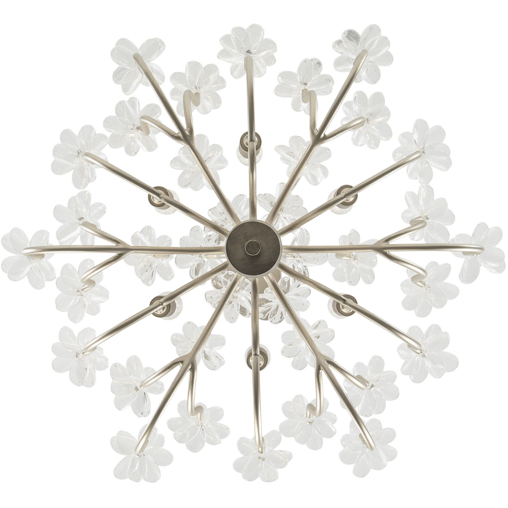 Wildflower 6 Light 26 inch Gold Dust/Artifact Chandelier Ceiling Light, Smithsonian Collaboration